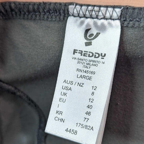 Freddy Pant Womens 8 Large Gray WR UP Booty Lifting Legging Skinny Low Waisted - Picture 3 of 13